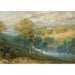 Reproduktion af maleriet Gledhow Hall-maleri, Yorkshire - Joseph Mallord William Turner