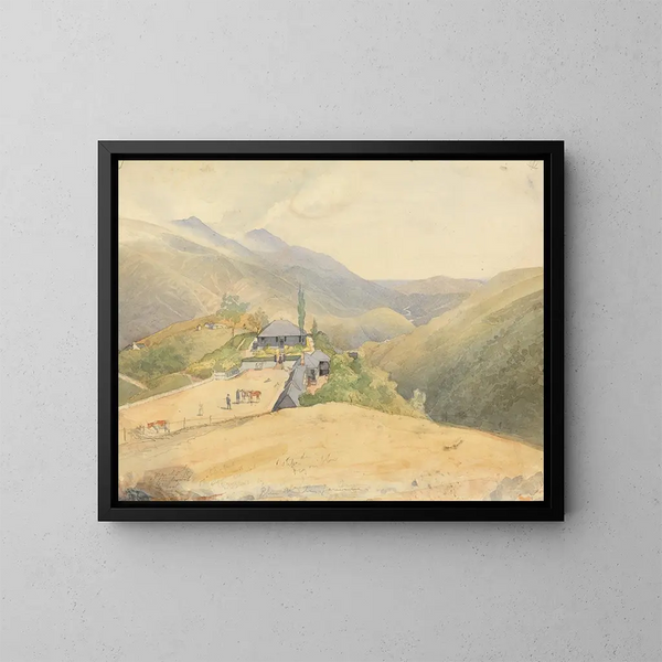 Mont Clifton - Godfrey Thomas Vigne — indrammet kunstværk på væggen