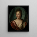 Anna Maria Gool - Godfried Schalcken — indrammet kunstværk på væggen