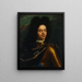 Portrait af Peter den Store af Rusland - Godfried Schalcken — indrammet kunstværk på væggen