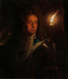 Portrait af Guillaume III 1650-1702 Prins af Orange Statholder og fra 1689 Kong af England - Godfried Schalcken — visning af kunstværket