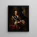Portrait af Johan de Bruin 1678-1746 - Godfried Schalcken — indrammet kunstværk på væggen