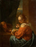 La Sainte Famille - Godfried Schalcken — visning af kunstværket
