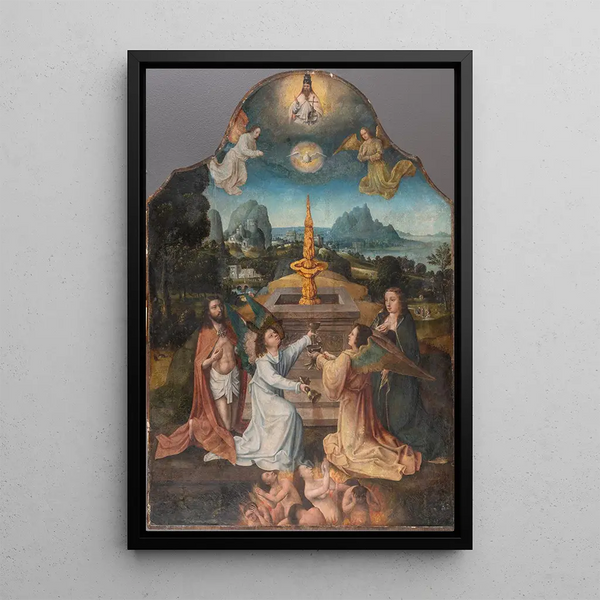 Fons Pietatis - Goswin van der Weyden — indrammet kunstværk på væggen