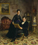 M. Robert Constantin og fru Maria Eleonora Berggren - Gottfrid Jomfru — visning af kunstværket