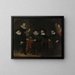 Quatre gouverneurs de la garde civique des arquebusiers d'Amsterdam 1642 - Govert Flinck — indrammet kunstværk på væggen