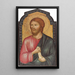 Saint Jacques le Majeur - Grifo di Tancredi — indrammet kunstværk på væggen