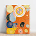 Reproduktion af maleriet Gruppe IV, Nr. 3, De ti største, Ungdom - Hilma af Klint