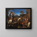 Erminia og hyrderne - Guercino — indrammet kunstværk på væggen