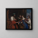Esther foran Assuérus - Guercino — indrammet kunstværk på væggen