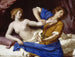 Joseph og Potifars hustru - Guercino — visning af kunstværket