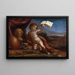 L'Amour vertueux - Guercino — indrammet kunstværk på væggen