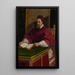 Pave Gregor XV - Guercino — indrammet kunstværk på væggen
