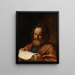 Saint Luc - Guercino — indrammet kunstværk på væggen