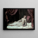 La Mort de Cléopâtre - Guercino — indrammet kunstværk på væggen