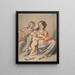 La Sainte Famille - Guercino — indrammet kunstværk på væggen