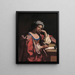 La Sibylle persane - Guercino — indrammet kunstværk på væggen