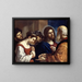La femme adultère - Guercino — indrammet kunstværk på væggen