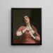 La mort de Cléopâtre - Guido Cagnacci — indrammet kunstværk på væggen