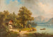 Ved Lucerne-søen - Guido Hampe — visning af kunstværket