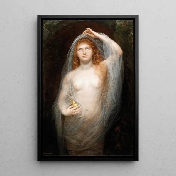Eurydice - Guido Philipp Schmitt — indrammet kunstværk på væggen
