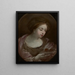 Buste af kvinde med turban - Guido Reni — indrammet kunstværk på væggen