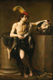 David-maleri med Goliaths hoved - Guido Reni — visning af kunstværket