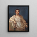 Portræt af pige med en krone - Guido Reni — indrammet kunstværk på væggen