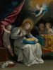 La Vierge cousant accompagnée de quatre anges dite La Couseuse - Guido Reni — visning af kunstværket