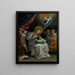 La Vierge cousant accompagnée de quatre anges dite La Couseuse - Guido Reni — indrammet kunstværk på væggen