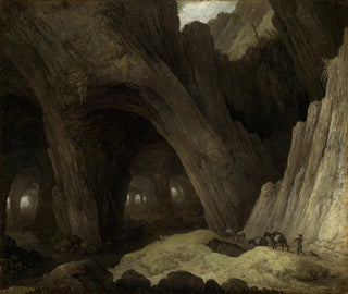 Grotte med muldyrere - Guillam Dubois — visning af kunstværket