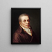 Portrait af Ignace Vanlerberghe 1758-1819 bankmand og våbenleverandør - Guillaume Descamps — indrammet kunstværk på væggen