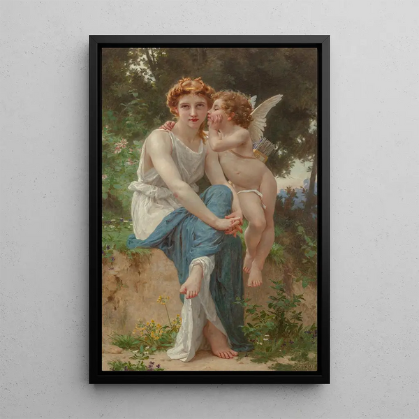Le secret d'Amour - Guillaume Seignac — indrammet kunstværk på væggen