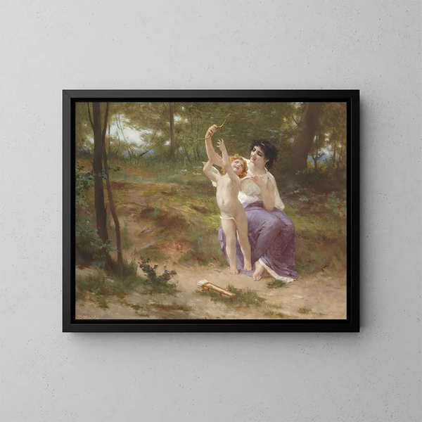 L'amour désarmé - Guillaume Seignac — indrammet kunstværk på væggen