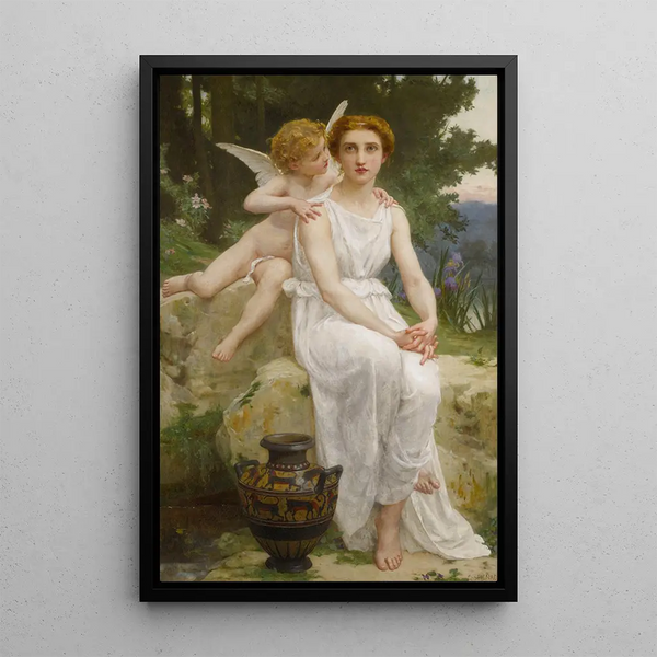Offrande d'amour - Guillaume Seignac — indrammet kunstværk på væggen