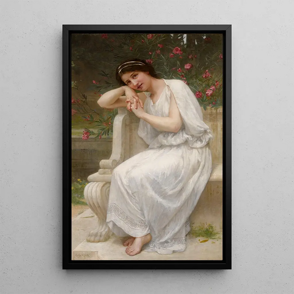 Polymnie - Guillaume Seignac — indrammet kunstværk på væggen