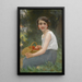 La fille aux cerises - Guillaume Seignac — indrammet kunstværk på væggen