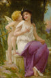 Vénus og Kærlighed - Guillaume Seignac — visning af kunstværket