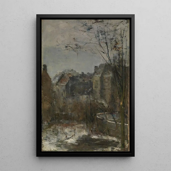 Mon jardin - Guillaume Vogels — indrammet kunstværk på væggen