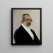 Portrait af Zacharie Topelius - Gunnar Berndtson — indrammet kunstværk på væggen