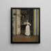 La Femme à l'oiseau au château de Maisons-Laffitte - Gunnar Berndtson — indrammet kunstværk på væggen