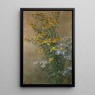 Gunnar Gunnarsson Wennerberg - Autumn flowers sunflowers and autumn asters.webp