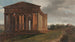 Et tempel i Agrigento, Sicilien - Gustaf Söderberg — visning af kunstværket