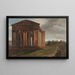 Et tempel i Agrigento, Sicilien - Gustaf Söderberg — indrammet kunstværk på væggen