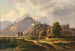 Vue des ruines du château de Glanegg - Gustav Barbarini — visning af kunstværket