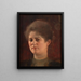 Portrait af en ukendt kvinde Mme Heymann - Gustav Klimt — indrammet kunstværk på væggen