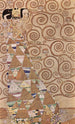 L'Attente - Gustav Klimt — visning af kunstværket