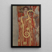 Hygie - Gustav Klimt — indrammet kunstværk på væggen