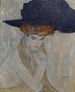 Le Chapeau à plumes noires - Gustav Klimt — visning af kunstværket