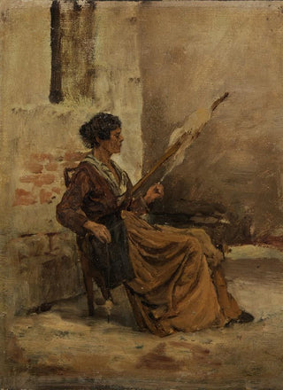 Gustav Schnleber - Spinnerin in Chioggia.webp